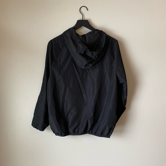 Victoria’s Secret Pink Black Wind Breaker Zip Up Jacket Size XS - Picture 3 of 3